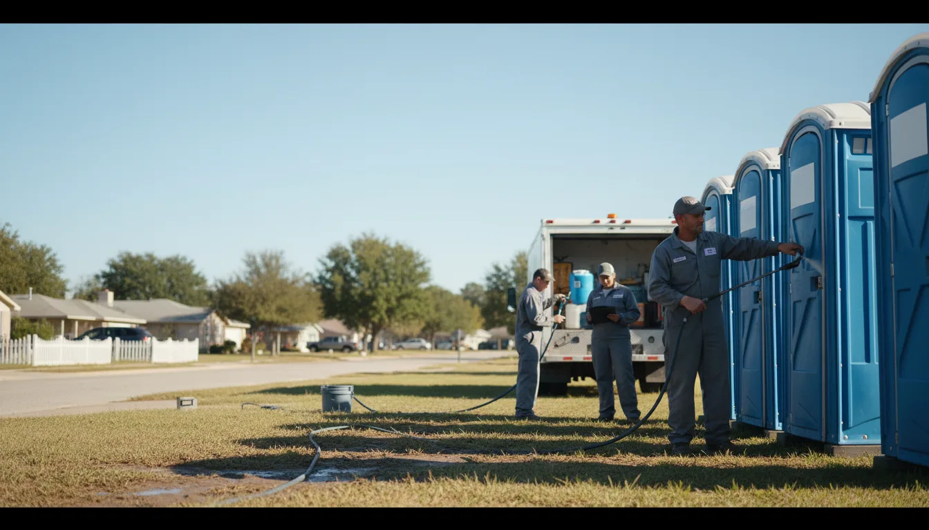 Long-Term Portable Toilet Rental in Wellston, OK near me